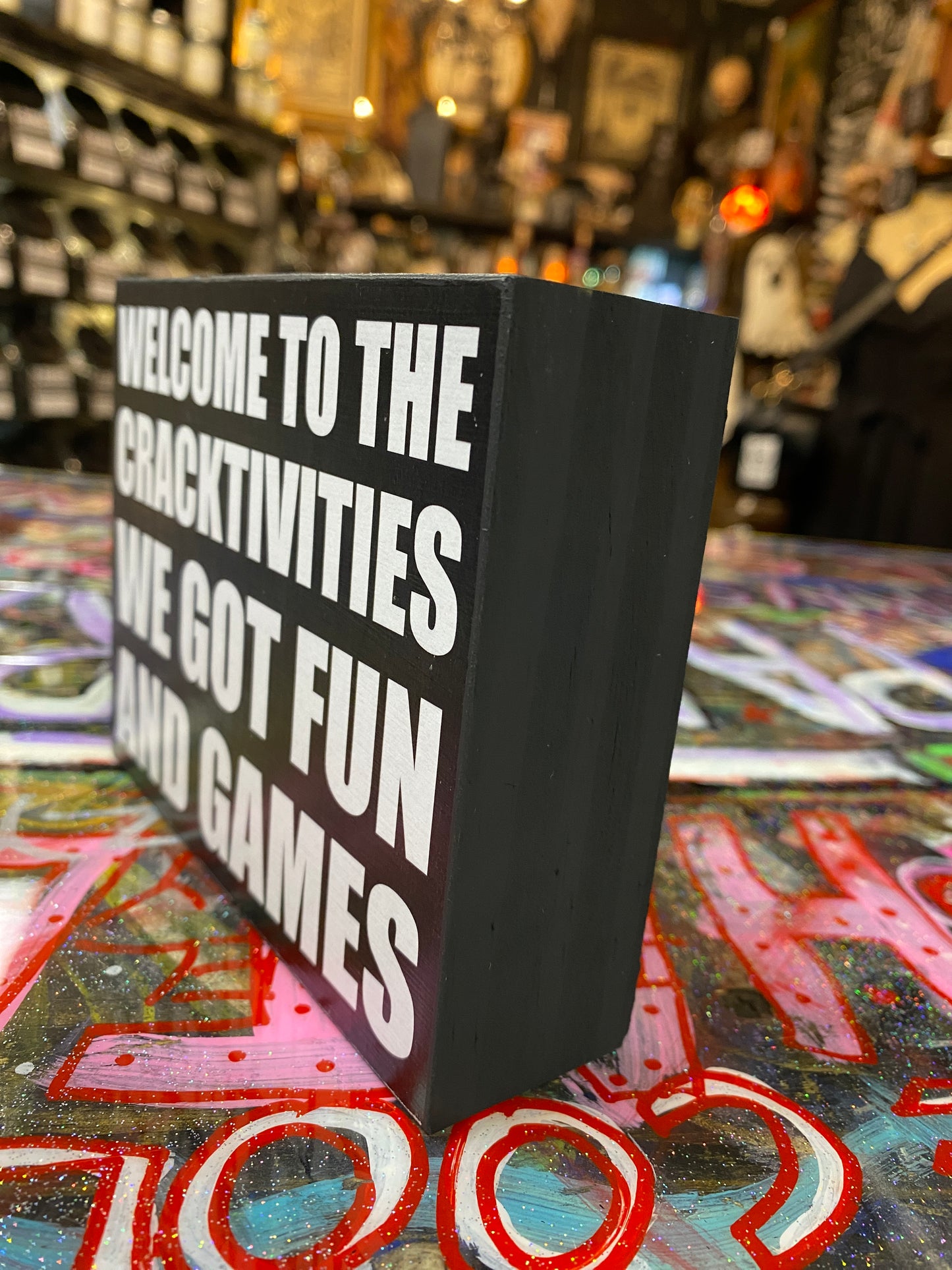 Welcome to the cracktivities we got fun and games