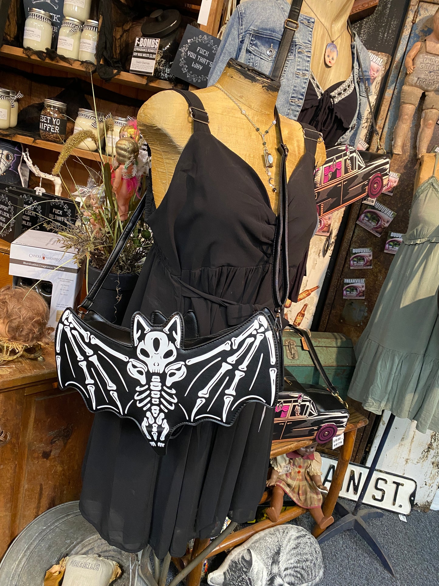 Bat Skeleton handbag