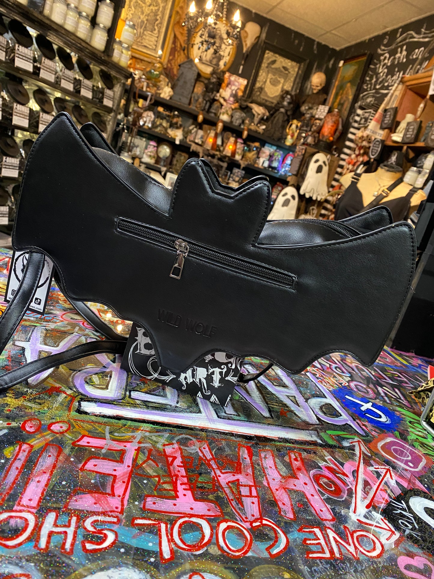 Bat Skeleton handbag