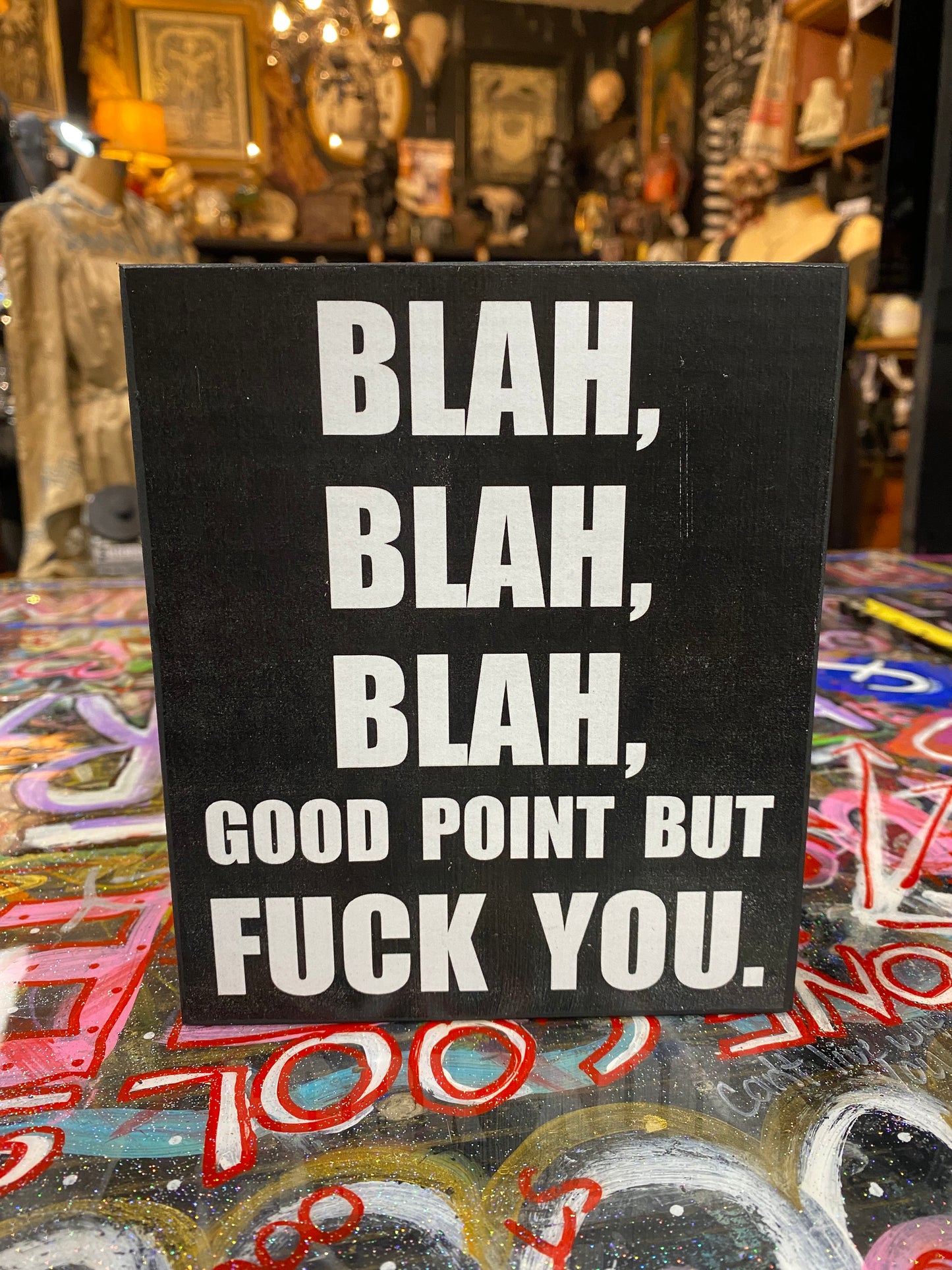 Blah blah blah good point but fuck you