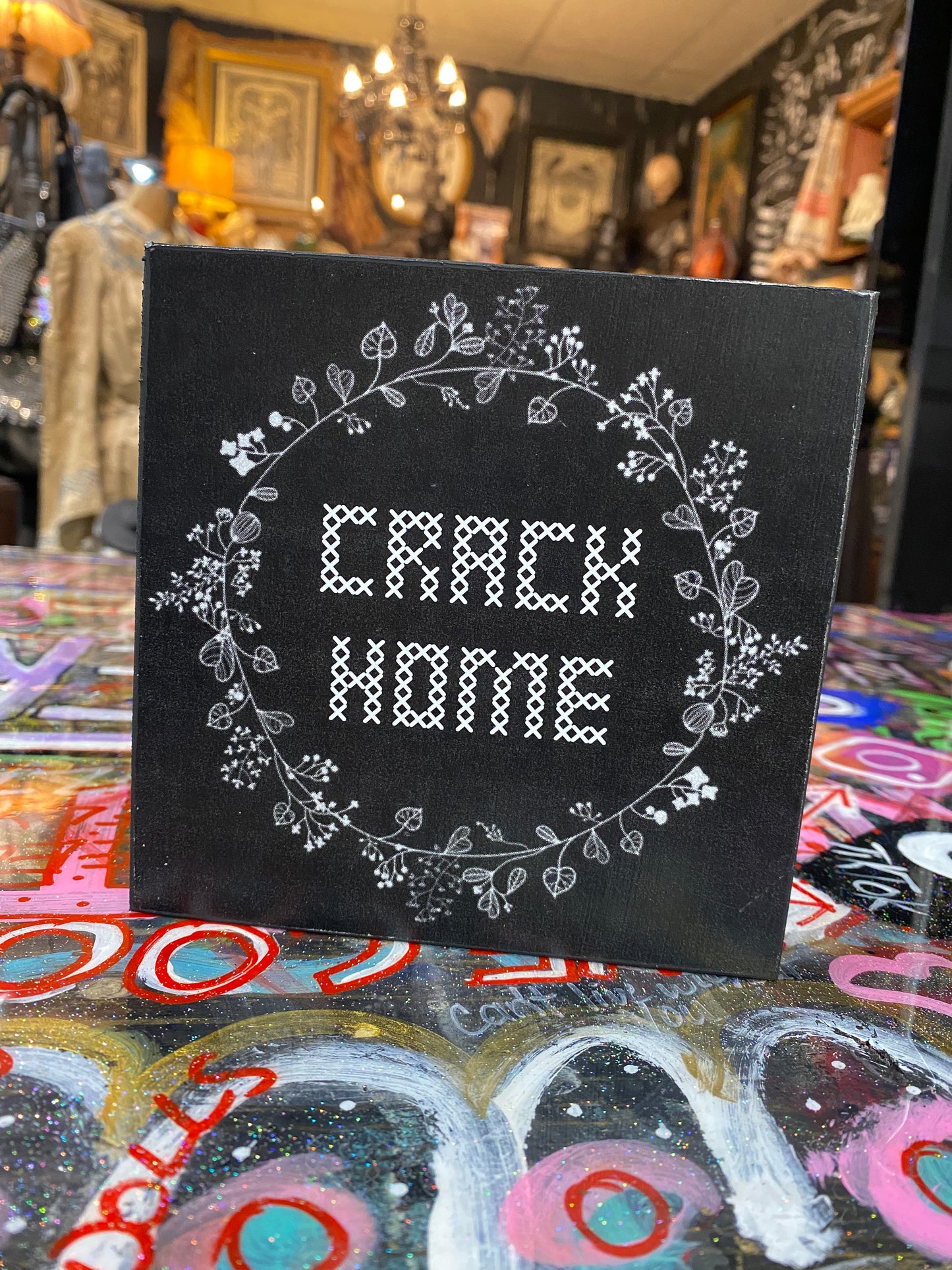 Crack Home (floral)