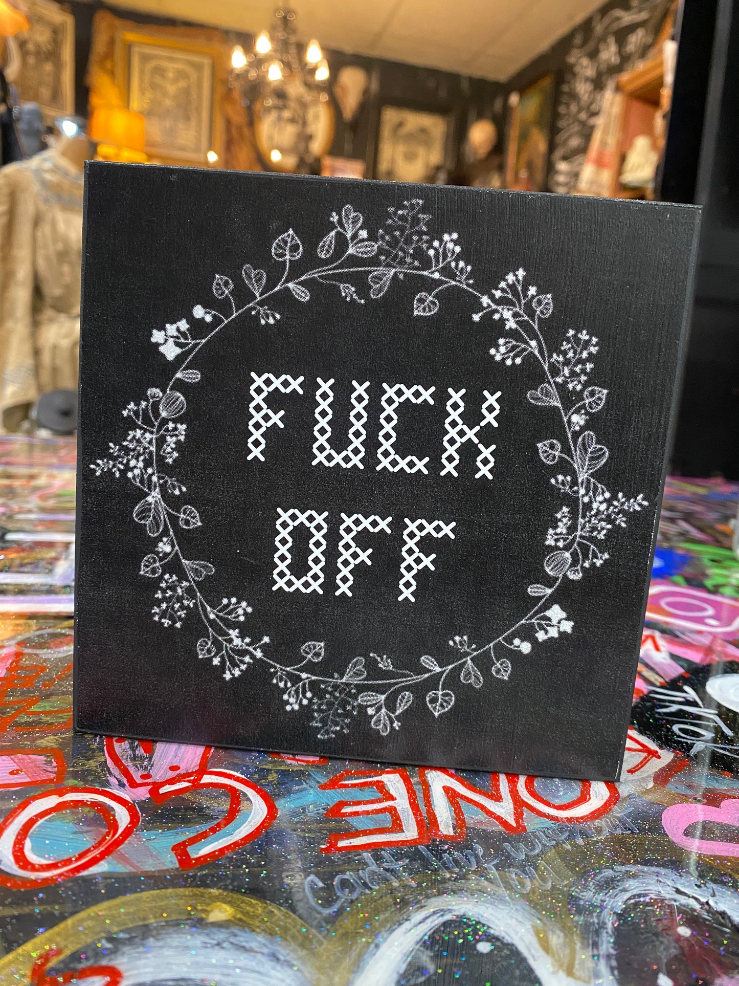 Fuck off (floral)
