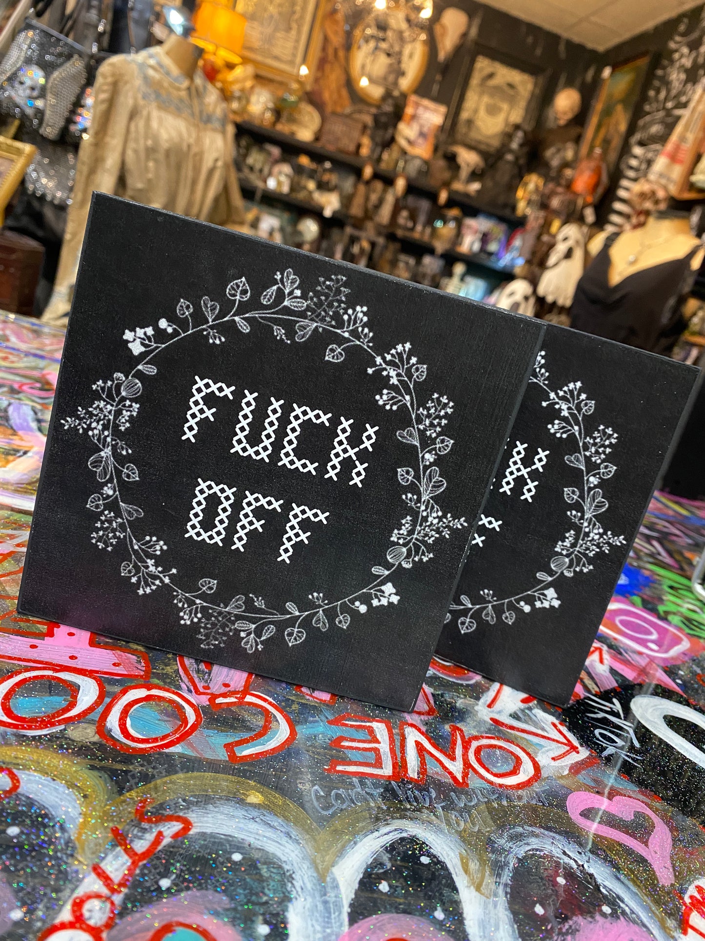 Fuck off (floral)
