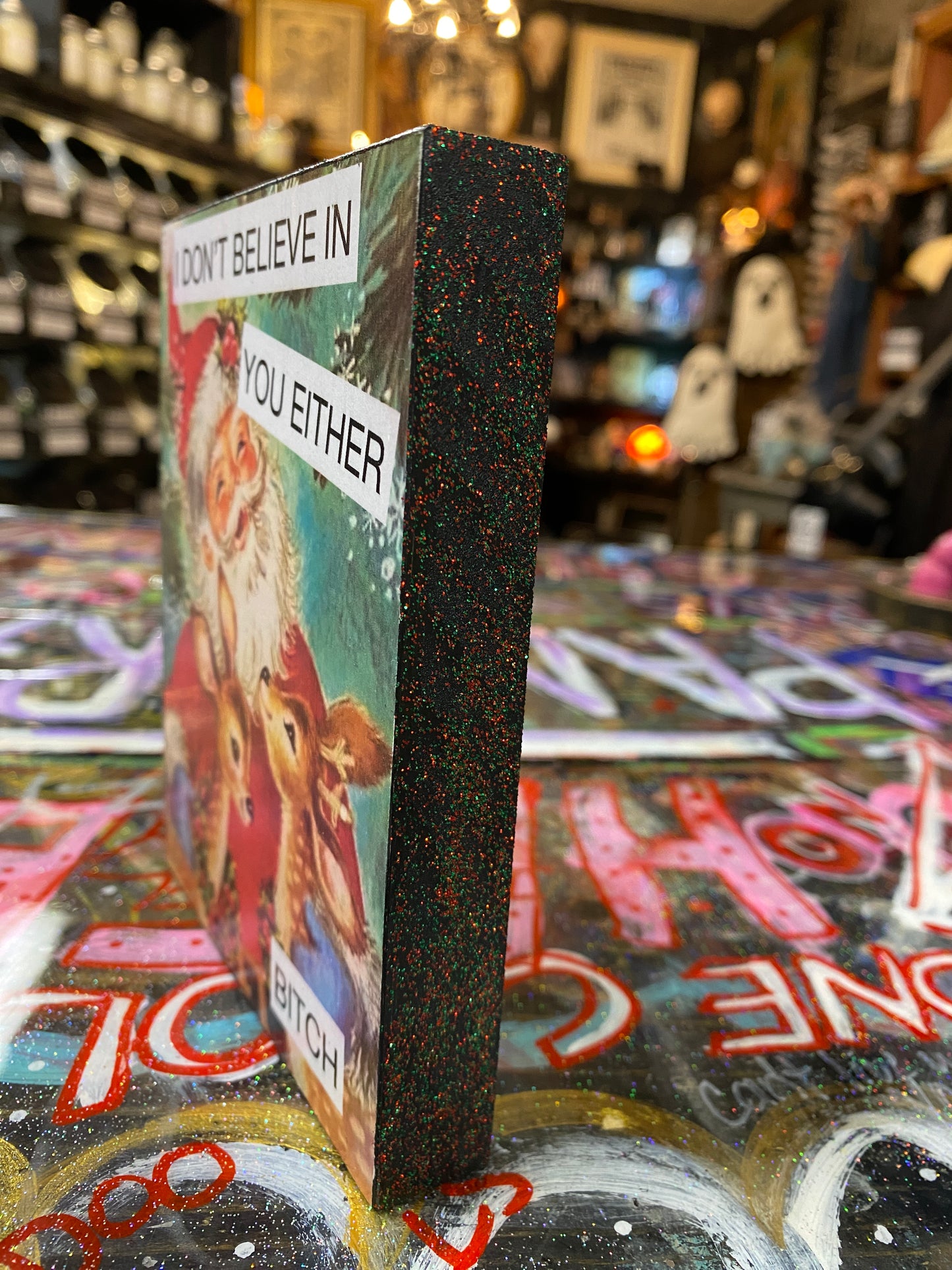 I don’t believe in you either bitch